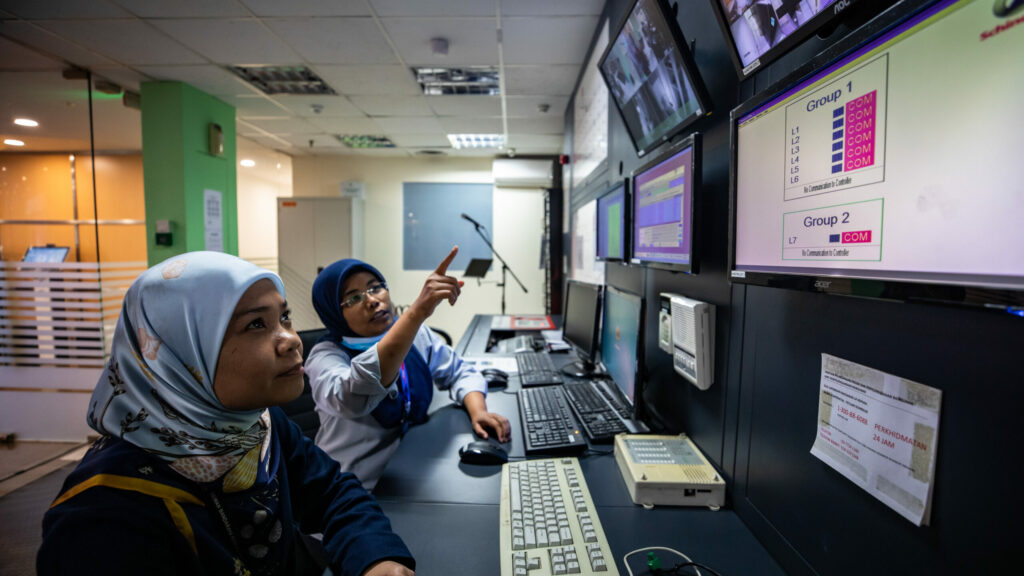 The Global North and South Collaboration project on Wednesday, Oct. 5, 2022 in Kuala Lumpur, Malaysia. Tokyo previously made bold and successful steps to reduce emissions from the built environment and shared its learnings with Kuala Lumpur, so the city could begin making dents in its emissions output. (Richard Humphries/AP Images for C40)