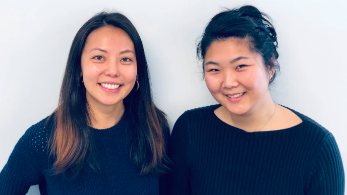 Meiling Gao and Vivian Bi, joint winners of the Women4Climate Tech Challenge 2020 with Clarity