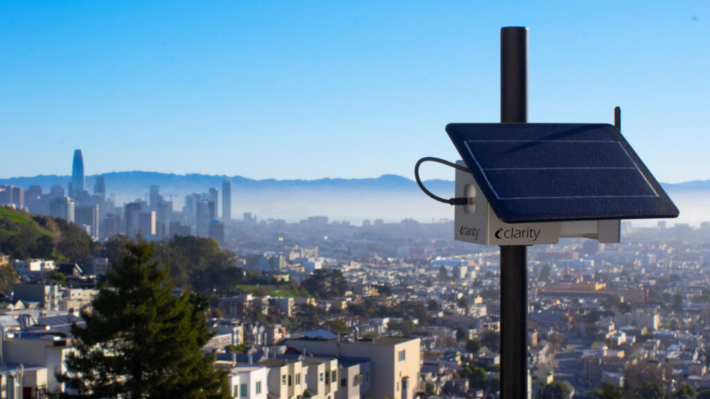 A Clarity air quality monitoring sensor. © Clarity.