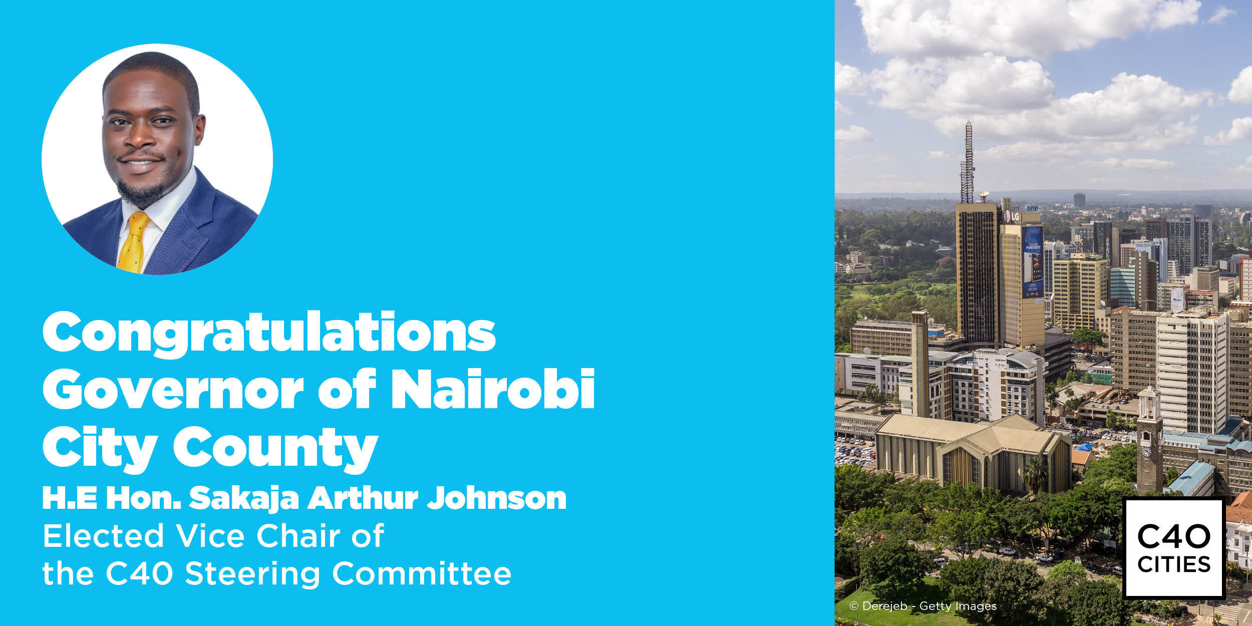 Nairobi governor elected to C40 Cities Steering Committee - Vimarsana News